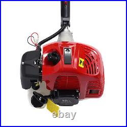 1x Hand-held Gas Power Snow Sweeper 52cc 2.3HP 1700W 1-cylinder 2-stroke Engine