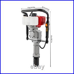 2 Stroke Gas Powered T Post Driver Fence Push Pile Driver Hammer Gasoline Engine