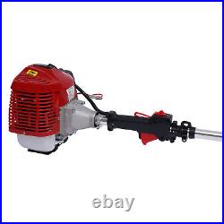 2 Stroke Hand Held Gas Power Sweeper Broom Driveway Lawn Snow Cleaning New