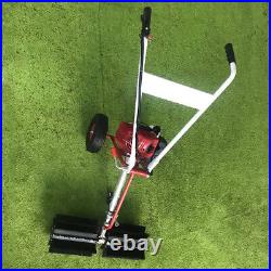 43CC 1.7hp Gas Power Sweeper Hand Held Broom Cleaning Driveway Turf Grass USA