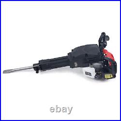 52CC Demolition Jack Hammer Concrete Breaker Drill with 2 Chisel Gas-Powered