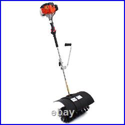 52CC Gas Power Hand-held Artificial Grass Snow Clean Sweeper Broom Driveway Turf