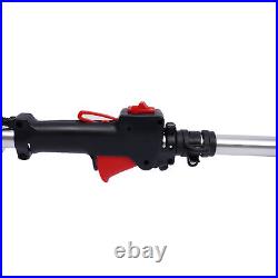 52cc 2.3HP Gas Power Broom Sweeper Air-cooled Motor Hand Held Cleaning Driveway