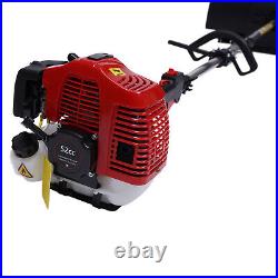 52cc Gas Power Hand Held Blower Sweeper Broom Cleaning Driveway Turf Grass 2.3HP