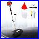 52cc Gas Power Hand-held Sweeper Broom Driveway Turf Artificial Grass Cleaner