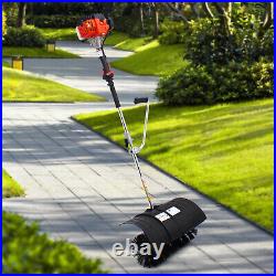 52cc Gas Power Hand-held Sweeper Broom Driveway Turf Artificial Grass Cleaner