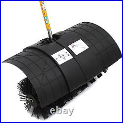 52cc Hand-held Gas Power Sweeper Broom 2.5-HP Snow Dirt Driveway Walkway Clean