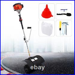 Gas Power Hand-held Sweeper 52CC Broom Driveway Turf Artificial Grass Cleaner