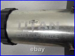 Titan Pgd2875h Post Driver Gas Powered 1.3 HP Honda Engine Slightly Used Brs35